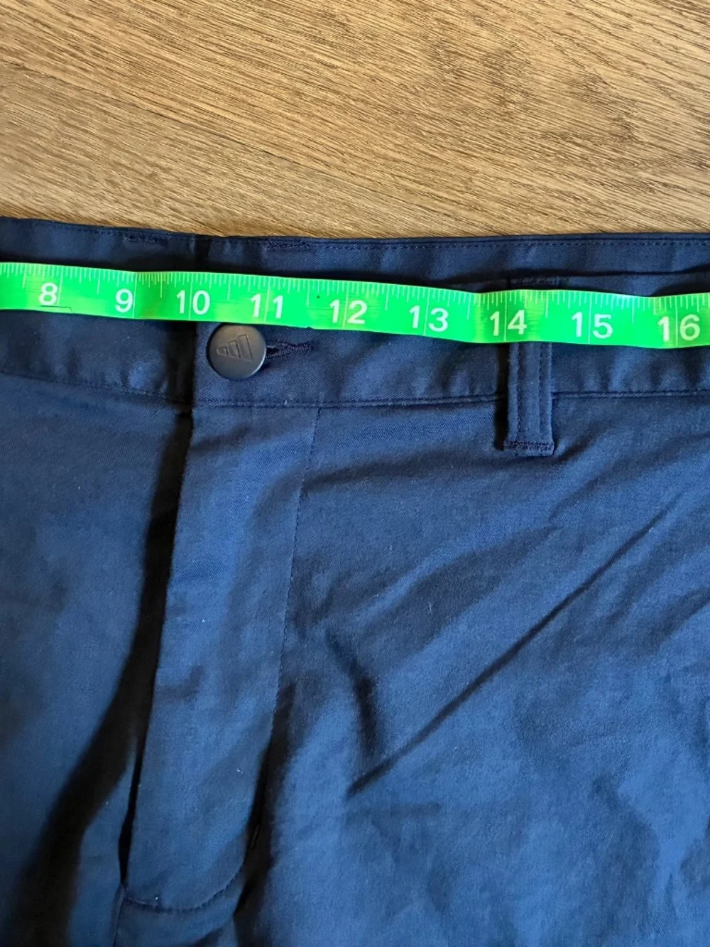 Adidas Men’s Navy golf shorts Size 38. EUC Cotton blend. Athletic Casual Comfort